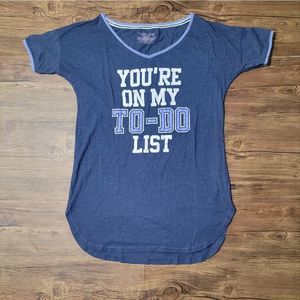 Victoria's Secret "You're On My To-Do List" Graphic Night Dress - Size XS